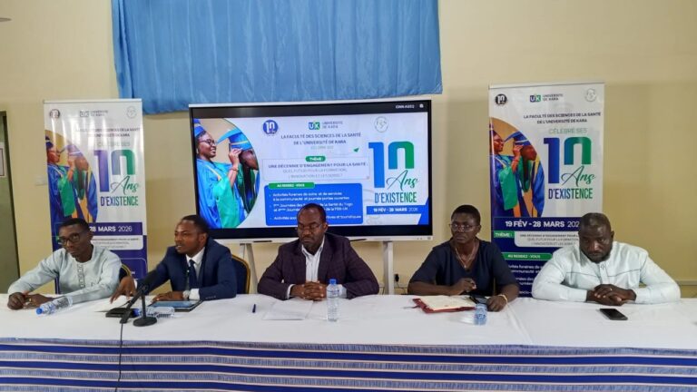 Dix ans d’excellence académique et d’engagement sanitaire : la FSS de l’Université de Kara fait le bilan